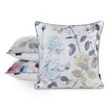 Poszewka dekoracyjna 45x45 Velvet 151 kremowa niebieska kwiaty welurowa Eurofirany Poszewka dekoracyjna 45x45 Velvet 151 kremowa niebieska kwiaty welurowa Eurofirany