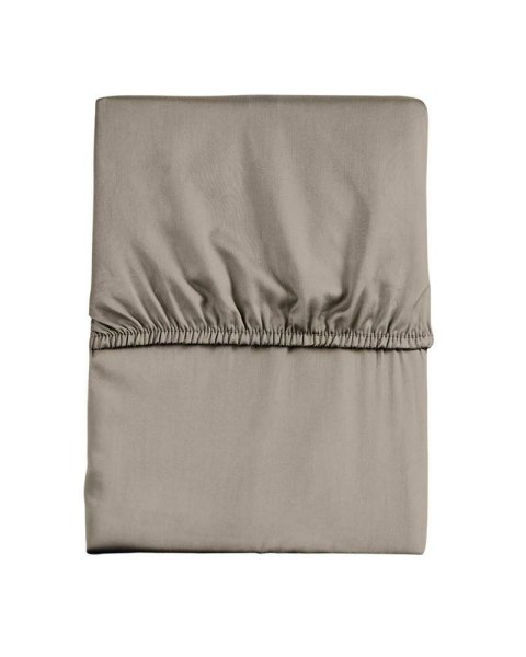 Prześcieradło satynowe 220x200 taupe bez gumki jednobarwne Pure Prześcieradło satynowe 220x200 taupe bez gumki jednobarwne Pure