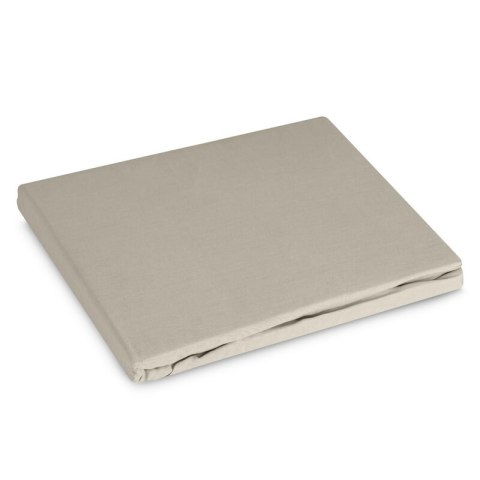 Prześcieradło z gumką 160x200 Basic beżowe jednobarwne na wysoki materac 30 cm Eurofirany Prześcieradło z gumką 160x200 Basic beżowe jednobarwne na wysoki materac 30 cm Eurofirany