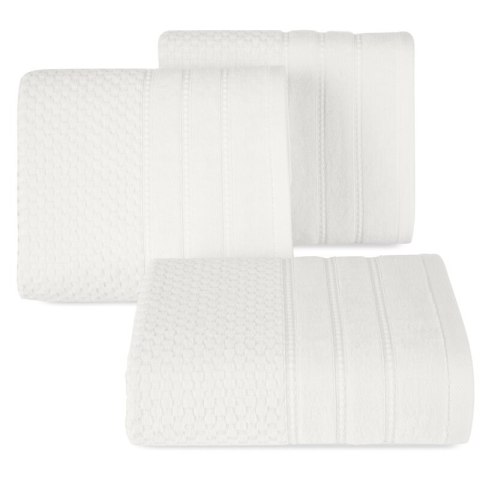 Ręcznik Adore 30x50 kremowy o strukturze krateczki 500 g/m2 Eurofirany Ręcznik Adore 30x50 kremowy o strukturze krateczki 500 g/m2 Eurofirany