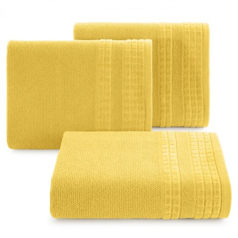 Ręcznik Cuba 5 50x90 musztardowy 500 g/m2 bawełniany Eurofirany Ręcznik Cuba 5 50x90 musztardowy 500 g/m2 bawełniany Eurofirany