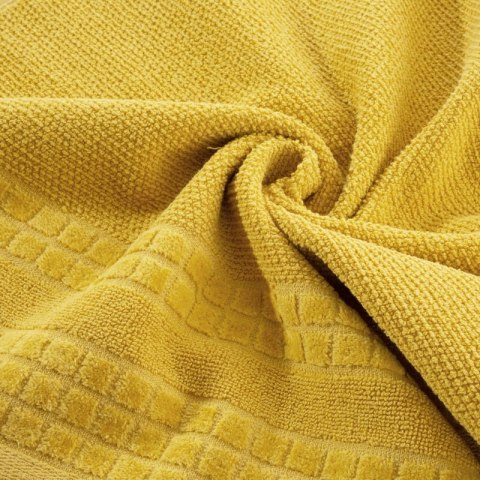 Ręcznik Cuba 5 50x90 musztardowy 500 g/m2 bawełniany Eurofirany Ręcznik Cuba 5 50x90 musztardowy 500 g/m2 bawełniany Eurofirany