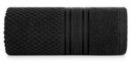 Ręcznik Davos 12 50x90 czarny frotte 500 g/m2 Eurofirany