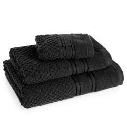 Ręcznik Davos 12 50x90 czarny frotte 500 g/m2 Eurofirany