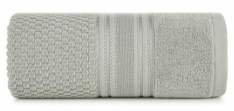 Ręcznik Davos 3 70x140 srebrny frotte 500 g/m2 Eurofirany Ręcznik Davos 3 70x140 srebrny frotte 500 g/m2 Eurofirany