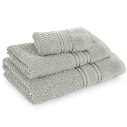 Ręcznik Davos 3 70x140 srebrny frotte 500 g/m2 Eurofirany