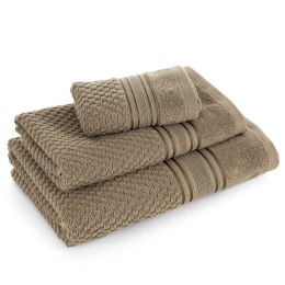 Ręcznik Davos 4 70x140 beżowy frotte 500 g/m2 Eurofirany