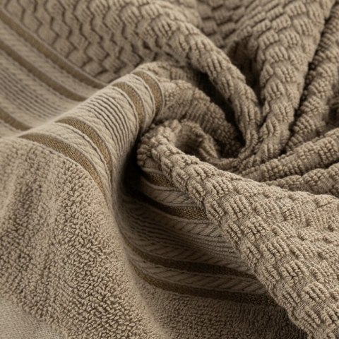 Ręcznik Davos 4 70x140 beżowy frotte 500 g/m2 Eurofirany Ręcznik Davos 4 70x140 beżowy frotte 500 g/m2 Eurofirany