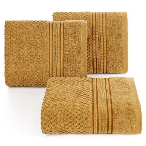 Ręcznik Davos 7 50x90 miodowy frotte 500 g/m2 Eurofirany Ręcznik Davos 7 50x90 miodowy frotte 500 g/m2 Eurofirany