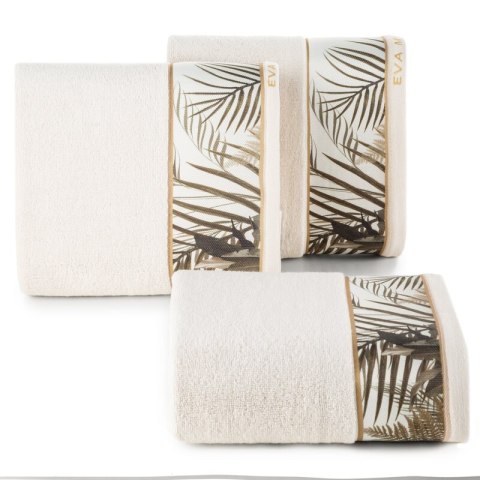Ręcznik Eva 17 50x90 beżowy frotte bawełniany 500 g/m2 Eva Minge Eurofirany Ręcznik Eva 17 50x90 beżowy frotte bawełniany 500 g/m2 Eva Minge Eurofirany