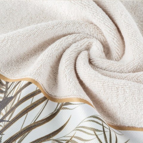 Ręcznik Eva 17 50x90 beżowy frotte bawełniany 500 g/m2 Eva Minge Eurofirany Ręcznik Eva 17 50x90 beżowy frotte bawełniany 500 g/m2 Eva Minge Eurofirany