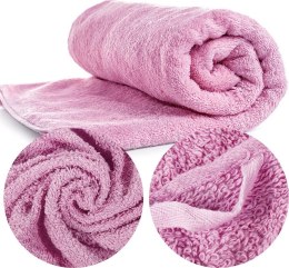 Ręcznik Gomez 50x100 fioletowy jasny bawełniany 500g/m2