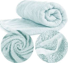 Ręcznik Gomez 50x100 niebieski jasny bawełniany 500g/m2