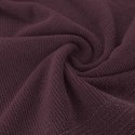 Ręcznik Lari 8 50x90 burgundowy z ozdobną bordiurą przetykaną błyszczącą nicią 500 g/m2 Eurofirany Ręcznik Lari 8 50x90 burgundowy z ozdobną bordiurą przetykaną błyszczącą nicią 500 g/m2 Eurofirany