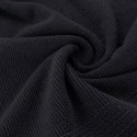Ręcznik Lari 9 70x140 czarny z ozdobną bordiurą przetykaną błyszczącą nicią 500 g/m2 Eurofirany Ręcznik Lari 9 70x140 czarny z ozdobną bordiurą przetykaną błyszczącą nicią 500 g/m2 Eurofirany