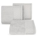 Ręcznik Layla 4 30x50 srebrny 500 g/m2 frotte bawełniany Eurofirany
