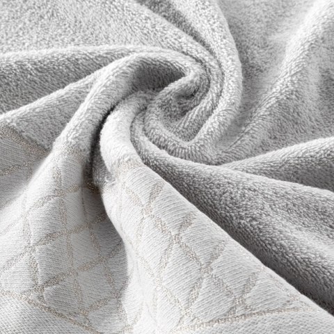 Ręcznik Layla 4 30x50 srebrny 500 g/m2 frotte bawełniany Eurofirany Ręcznik Layla 4 30x50 srebrny 500 g/m2 frotte bawełniany Eurofirany