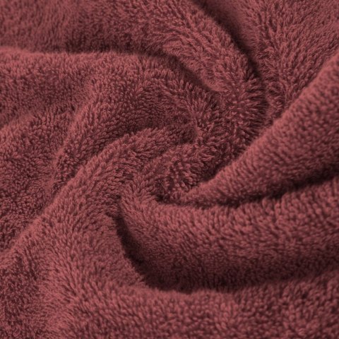 Ręcznik Venus 50x90 ceglasty zdobiony haftem 550 g/m2 Eva Minge Eurofirany Ręcznik Venus 50x90 ceglasty zdobiony haftem 550 g/m2 Eva Minge Eurofirany