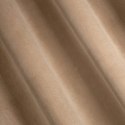 Zasłona 140x250 Rosa beżowa ciemna welurowa gotowa na przelotkach D91 Zasłona 140x250 Rosa beżowa ciemna welurowa gotowa na przelotkach D91