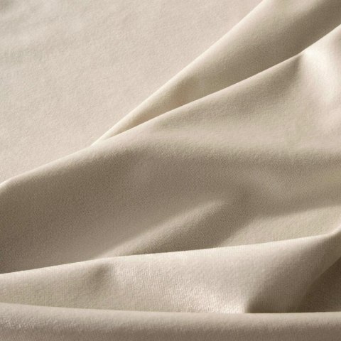 Zasłona 140x250 Rosa beżowa jasna welurowa gotowa na przelotkach D91 Zasłona 140x250 Rosa beżowa jasna welurowa gotowa na przelotkach D91