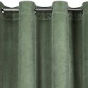 Zasłona 140x250 Rosa oliwkowa welurowa gotowa na przelotkach D91 Zasłona 140x250 Rosa oliwkowa welurowa gotowa na przelotkach D91