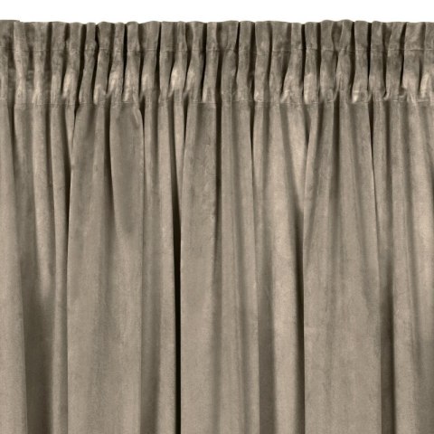 Zasłona 140x270 Rosa brązowa welurowa gotowa na taśmie D91 Zasłona 140x270 Rosa brązowa welurowa gotowa na taśmie D91