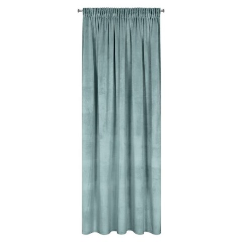 Zasłona 140x270 Rosa szałwiowa welurowa gotowa na taśmie D91 Zasłona 140x270 Rosa szałwiowa welurowa gotowa na taśmie D91