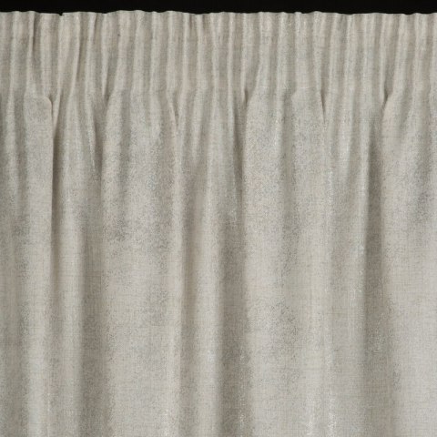 Zasłona 140x280 Blanka naturalna w stylu eko z błyszczącym nadrukiem gotowa na taśmie Eurofirany Zasłona 140x280 Blanka naturalna w stylu eko z błyszczącym nadrukiem gotowa na taśmie Eurofirany