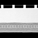 Zazdrostka 60x150 Maddeline biała ażurowa ze wzorem geometrycznym gotowa na szelkach Eurofirany Zazdrostka 60x150 Maddeline biała ażurowa ze wzorem geometrycznym gotowa na szelkach Eurofirany