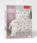 Pościel bawełniana 140x200 Pluszowy Miś drobny wzory 5453 A z jedną poszewką 70x80 XOXO DREAM Pościel bawełniana 140x200 Pluszowy Miś drobny wzory 5453 A z jedną poszewką 70x80 XOXO DREAM