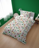 Pościel bawełniana 140x200 Wesoła Farma Mała 5439 A z jedną poszewką 70x80 XOXO DREAM Pościel bawełniana 140x200 Wesoła Farma Mała 5439 A z jedną poszewką 70x80 XOXO DREAM