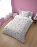 Pościel bawełniana 160x200 Różowy Jednorożec drobny wzory 5448 A z jedną poszewką 70x80 XOXO DREAM Pościel bawełniana 160x200 Różowy Jednorożec drobny wzory 5448 A z jedną poszewką 70x80 XOXO DREAM
