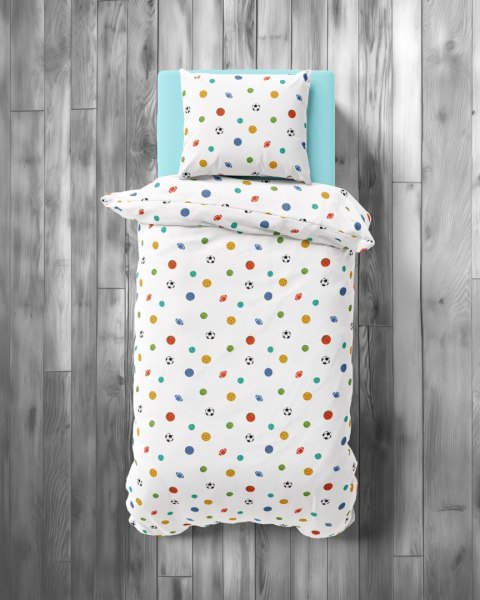 Pościel bawełniana 160x200 Sportowy Sen drobne wzory 5442 A z jedną poszewką 70x80 XOXO DREAM Pościel bawełniana 160x200 Sportowy Sen drobne wzory 5442 A z jedną poszewką 70x80 XOXO DREAM