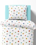 Pościel bawełniana 160x200 Sportowy Sen drobne wzory 5442 A z jedną poszewką 70x80 XOXO DREAM Pościel bawełniana 160x200 Sportowy Sen drobne wzory 5442 A z jedną poszewką 70x80 XOXO DREAM