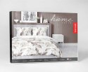 Pościel satynowa 140x200 Beżowa brązowe liscie 5326 B Home Satin 41 Pościel satynowa 140x200 Beżowa brązowe liscie 5326 B Home Satin 41