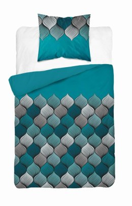 Pościel satynowa 140x200 Orientalna mozaika turkusowa 5226 A Home Satin 41
