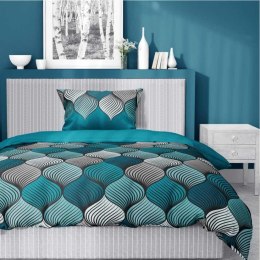 Pościel satynowa 140x200 Orientalna mozaika turkusowa 5226 A Home Satin 41