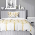 Pościel satynowa 140x200 Złota geometria na białym tłe 5225 B Home Satin 41 Pościel satynowa 140x200 Złota geometria na białym tłe 5225 B Home Satin 41
