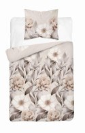 Pościel satynowa 140x200 cieniowane kwiaty w odcieniach beżu 5220 A Home Satin 41 Pościel satynowa 140x200 cieniowane kwiaty w odcieniach beżu 5220 A Home Satin 41