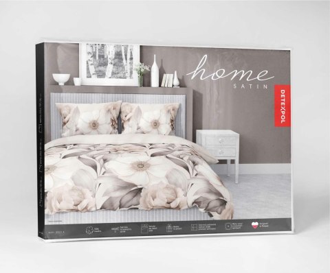 Pościel satynowa 140x200 cieniowane kwiaty w odcieniach beżu 5220 A Home Satin 41 Pościel satynowa 140x200 cieniowane kwiaty w odcieniach beżu 5220 A Home Satin 41