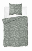 Pościel satynowa 140x200 szałwiowa liście drobne 5217 A Home Satin 41 Pościel satynowa 140x200 szałwiowa liście drobne 5217 A Home Satin 41
