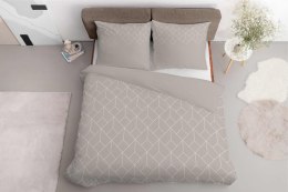 Pościel satynowa 160x200 Geometryczny ciepły beż 5327 B Home Satin 41