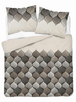 Pościel satynowa 160x200 Orientalna mozaika beżowa 5226 B Home Satin 41
