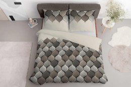 Pościel satynowa 160x200 Orientalna mozaika beżowa 5226 B Home Satin 41