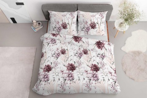 Pościel satynowa 160x200 Pudrowa różowa na jasnym tle 5222 B Home Satin 41 Pościel satynowa 160x200 Pudrowa różowa na jasnym tle 5222 B Home Satin 41