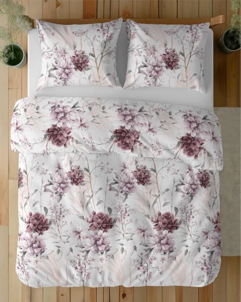 Pościel satynowa 160x200 Pudrowa różowa na jasnym tle 5222 B Home Satin 41 Pościel satynowa 160x200 Pudrowa różowa na jasnym tle 5222 B Home Satin 41