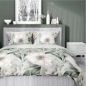 Pościel satynowa 160x200 Romantyczna Magnolia zielona 5220 B Home Satin 41 Pościel satynowa 160x200 Romantyczna Magnolia zielona 5220 B Home Satin 41