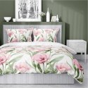 Pościel satynowa 160x200 Różowe kwiaty na białym tle 5328 A Home Satin 41 Pościel satynowa 160x200 Różowe kwiaty na białym tle 5328 A Home Satin 41