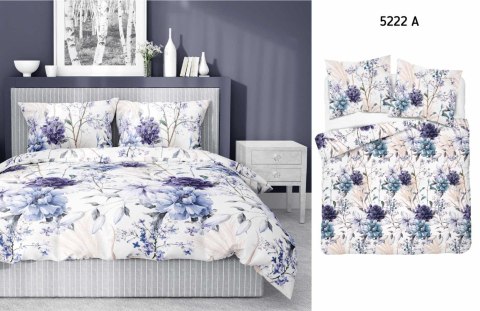 Pościel satynowa 160x200 akwarelowe kwiaty w odcieniach lawendy 5222 A Home Satin 41 Pościel satynowa 160x200 akwarelowe kwiaty w odcieniach lawendy 5222 A Home Satin 41