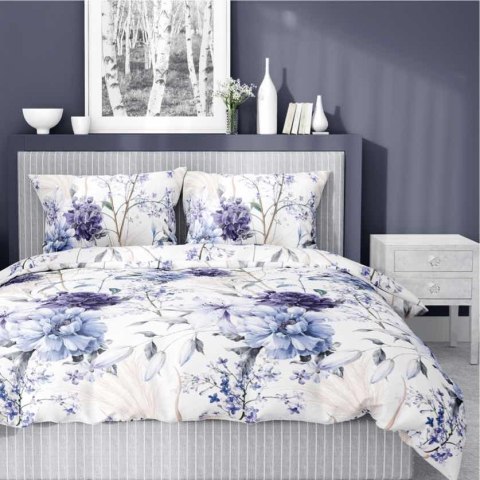 Pościel satynowa 160x200 akwarelowe kwiaty w odcieniach lawendy 5222 A Home Satin 41 Pościel satynowa 160x200 akwarelowe kwiaty w odcieniach lawendy 5222 A Home Satin 41